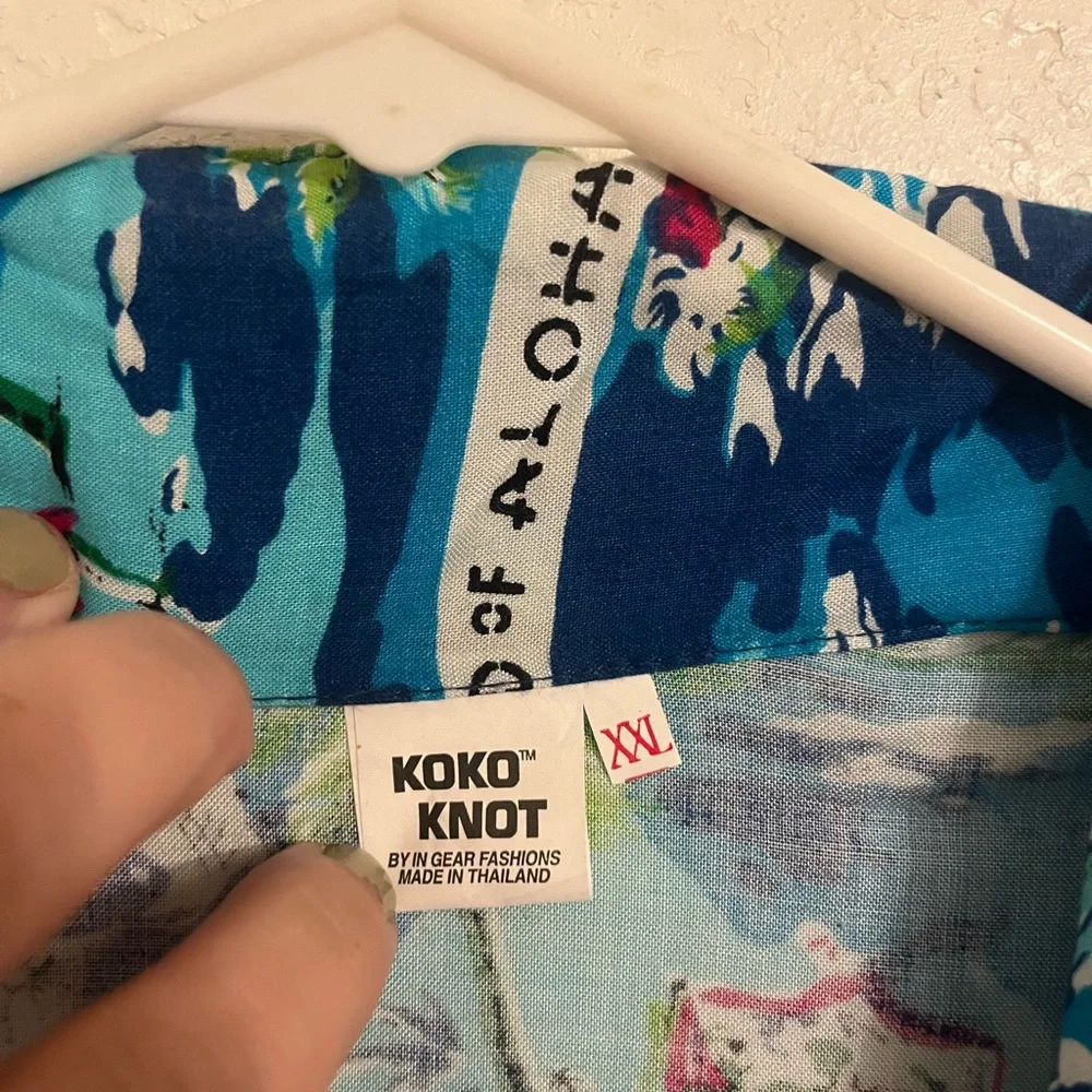 Blue Hawaiian Shirt